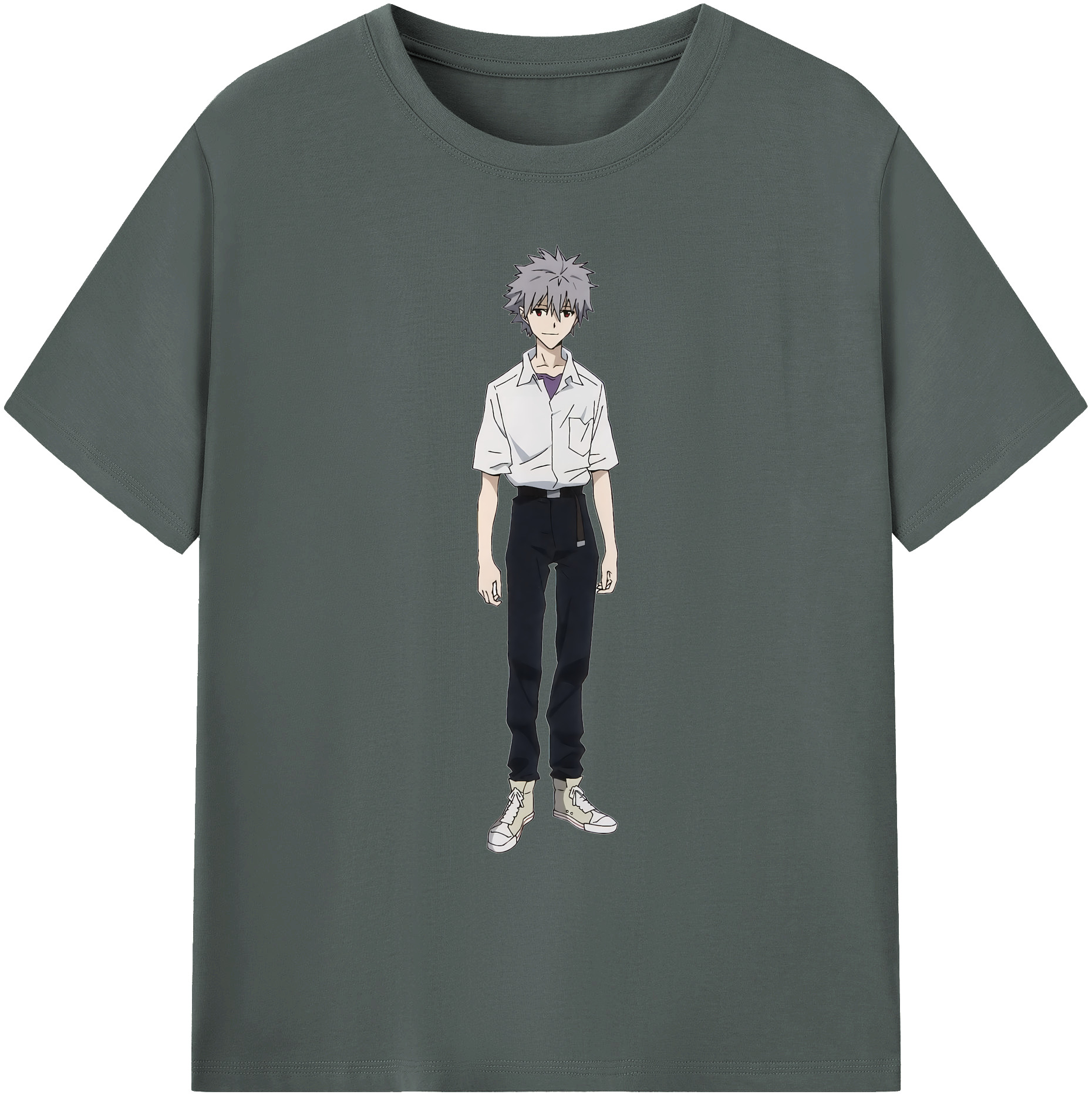 （画像用） EVA 新世紀エヴァンゲリオン 綿100％ メンズ半袖Tシャツ｜肌触りやわらか＆通気性